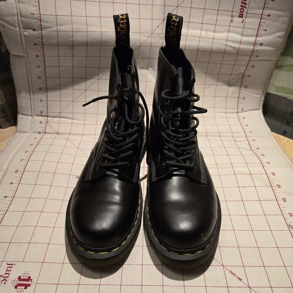 Dr. Martens Black Leather Boots